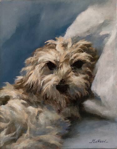 绘画 标题为“My dog” 由Igor Makeev, 原创艺术品, 油