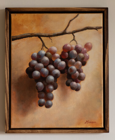 绘画 标题为“pink grapes” 由Igor Makeev, 原创艺术品, 油