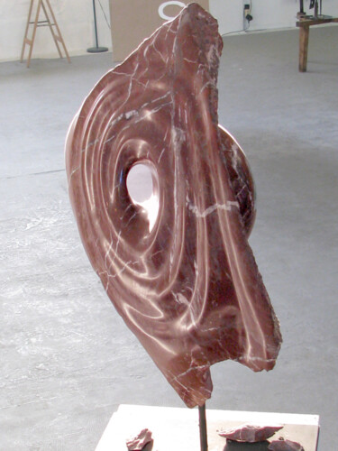 "Ondes" başlıklı Heykel Laurent Boucheron tarafından, Orijinal sanat, Taş