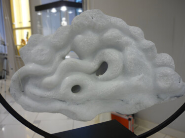 Sculptuur getiteld "Nuage II" door Laurent Boucheron, Origineel Kunstwerk, Steen