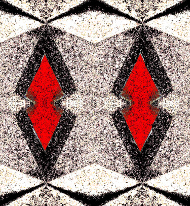 Fotografia intitolato "Geometric 108eX6d9" da Ken Lerner, Opera d'arte originale, Fotografia digitale