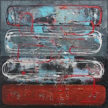 绘画 标题为“A247 abstract paint…” 由Damian Pavlovic, 原创艺术品, 丙烯