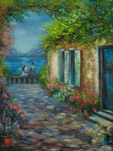 House on the lake "House on the lake" başlıklı Tablo Рита Цемкало tarafından, Orijinal sanat, Petrol