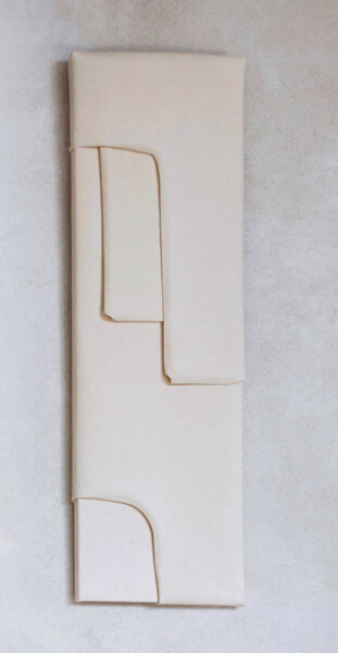 纺织艺术 标题为“Facade.2” 由Anna Carmona, 原创艺术品, 布 安装在木质担架架上