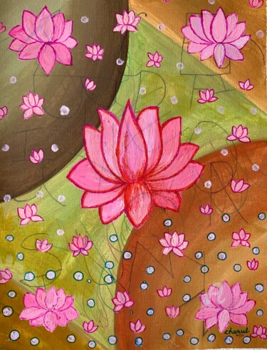 Exploring Peaceful Minds Painting titled "Exploring Peaceful…" by Charul Gandotra, Original Artwork, Acrylic