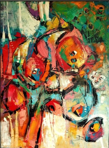 제목이 "MARBLES II"인 미술작품 Sonja Brzak로, 원작, 기름
