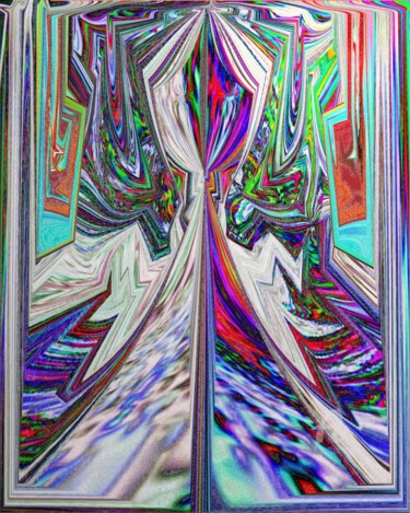 Malerei mit dem Titel "Il fantasma dell'op…" von Architecte Artiste Peintre Italien, Original-Kunstwerk, Digitale Malerei