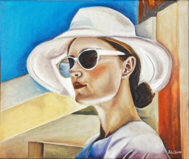 Schilderij getiteld "Динамика" door Nata Shadel, Origineel Kunstwerk, Olie