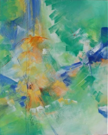 Peinture intitulée "... Envergure ..." par Anne-Frédérique Ferret, Œuvre d'art originale, Huile