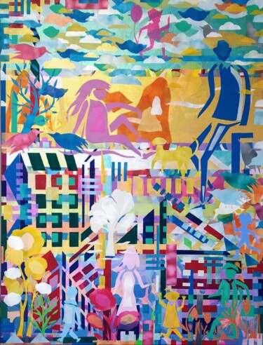 Pittura intitolato "Ainsi va la vie" da Vera Ivanaj, Opera d'arte originale, Acrilico