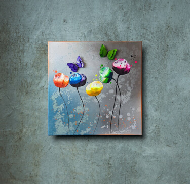 제목이 "four times flowerin…"인 미술작품 Yannick Leniger로, 원작, 아크릴