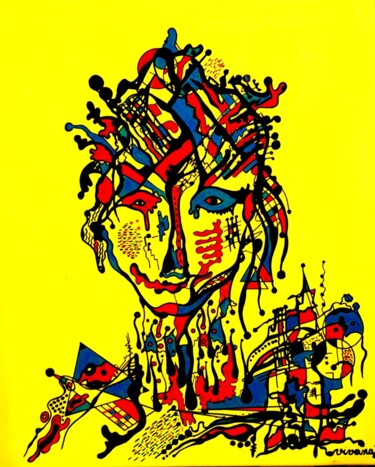 绘画 标题为“Le fier” 由Vera Ivanaj, 原创艺术品, 丙烯