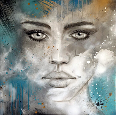 绘画 标题为“Portrait 1” 由Yannick Leniger, 原创艺术品, 丙烯