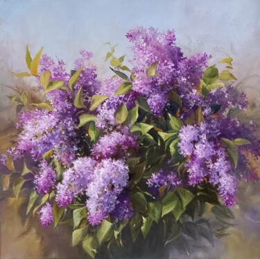 绘画 标题为“Lilac composition” 由Valentina Audariene, 原创艺术品, 油