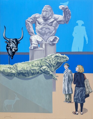 绘画 标题为“Zoología revisada.” 由Salvador Torres, 原创艺术品, 油