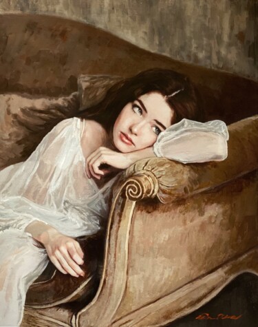 'An Afternoon Of Dreaming' Pittura intitolato "'An Afternoon Of Dr…" da William Oxer, Opera d'arte originale, Olio