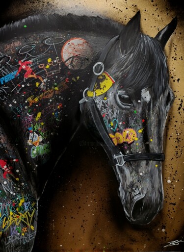 Peinture intitulée "Catch me" par Kevin Bardin, Œuvre d'art originale, Acrylique