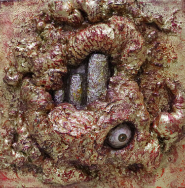 Peinture intitulée "ARTEFACTO8" par Mascha Chelius, Œuvre d'art originale, Acrylique Monté sur Châssis en bois