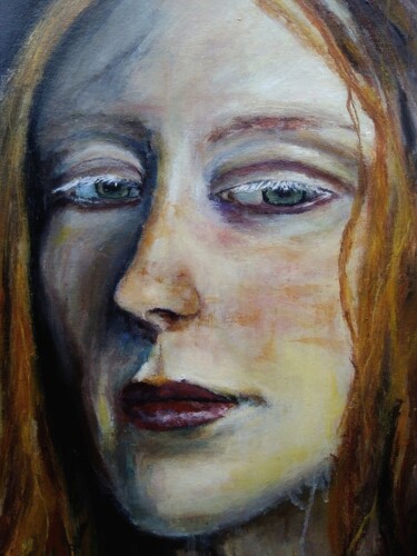 Elizabeth Painting titled "Elizabeth" by Sasha Brisac, Original Artwork, Acrylic