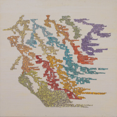 Peinture intitulée "Disparités" par Alain Blondel, Œuvre d'art originale, Autre