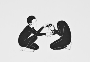 Drawing titled "Sans titre" by Moonassi, Original Artwork, Other