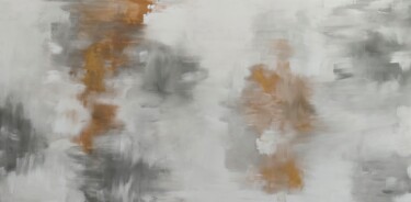 Painting titled "Золотой Туман" by Dmitrij Pavlov, Original Artwork, Acrylic