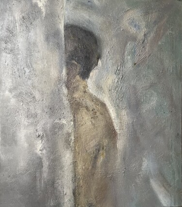 绘画 标题为“Side Portrait” 由Zakhar Shevchuk, 原创艺术品, 油 安装在木质担架架上