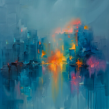 Arte digital titulada "New York" por Tthomopoulos, Obra de arte original, Imagen generada por IA