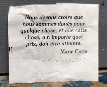 Photographie intitulée "Un message." par Geneviève Baud Caizergues, Œuvre d'art originale, Photographie numérique