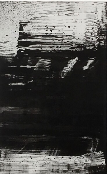 图画 标题为“Horizons _8” 由Maryam Shams, 原创艺术品, 墨
