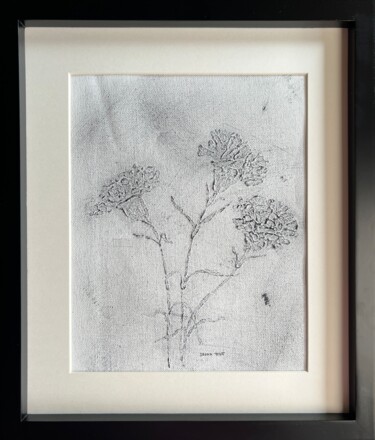 绘画 标题为“Dianthus Black and…” 由Iryna Antoniuk (IRENA TONE), 原创艺术品, 丙烯