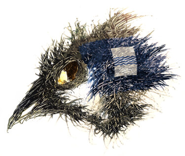 数字艺术 标题为“Pandemi Bird Basili…” 由Johann Sidlo, 原创艺术品, 数字油画