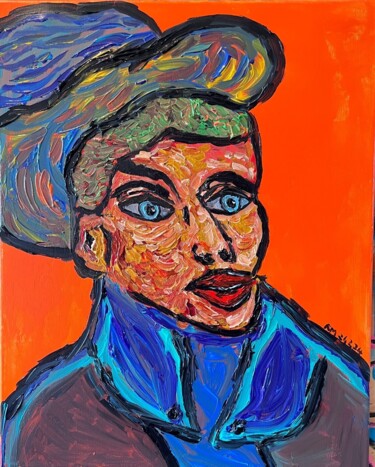 "Première Impression" başlıklı Tablo Frédérick Meunier tarafından, Orijinal sanat, Akrilik Ahşap Sedye çerçevesi üzerine mon…