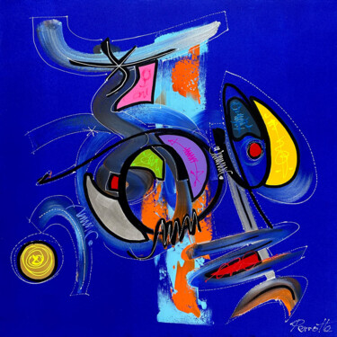 Peinture intitulée "NEXO" par Perrotte, Œuvre d'art originale, Acrylique Monté sur Châssis en bois