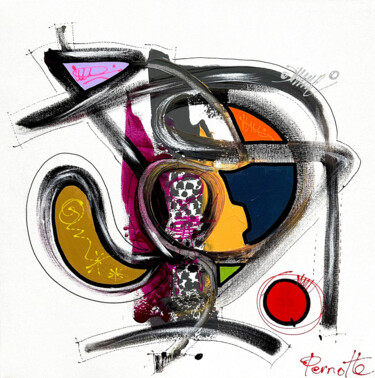 Peinture intitulée "WATT" par Perrotte, Œuvre d'art originale, Acrylique Monté sur Châssis en bois