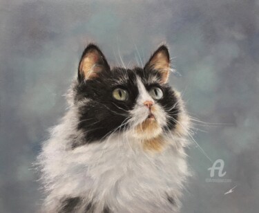 Instinct Dessin intitulée "Instinct" par Irene_art, Œuvre d'art originale, Pastel