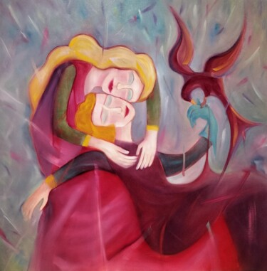 Peinture intitulée "FIN' AMOR" par Philippe Graillot (TORGALLI), Œuvre d'art originale, Huile Monté sur Châssis en bois