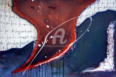 Freier Fall 80x120 J 2013 Schlapper Cäcilia Peinture intitulée "Freier Fall 80x120…" par Cäcilia Schlapper, Œuvre d'art originale, Acrylique Monté sur Châssis en bois