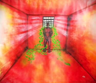 绘画 标题为“Un air de Liberté” 由Clé, 原创艺术品, 丙烯