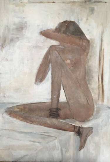 Pittura intitolato "N.M" da Mary Cohen, Opera d'arte originale, Acrilico Montato su Telaio per barella in legno