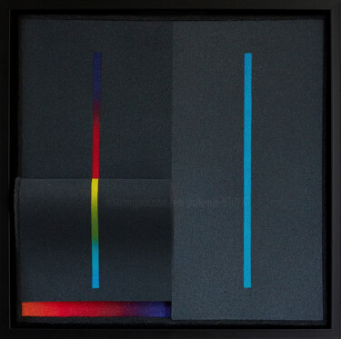 The Curvy and the Straight Sculpture titled "The Curvy and the S…" by Eni Pullumbi, Original Artwork, Acrylic Mounted on Other rigid panel