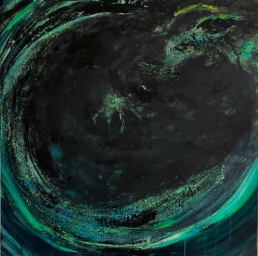 Pittura intitolato "P'tit dragon" da Killian Marquer (Killmyart), Opera d'arte originale, Acrilico Montato su Telaio per bar…