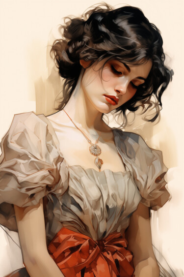 Elegy of Beauty No. 17 Arts numériques intitulée "Elegy of Beauty No.…" par Anja Rudko, Œuvre d'art originale, Image générée par l'IA