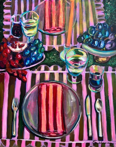 제목이 "Still Life with Gra…"인 미술작품 Victoria Sukhasyan로, 원작, 아크릴