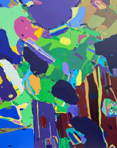 Peinture intitulée "Day 3" par Gleb Skubachevsky, Œuvre d'art originale, Acrylique Monté sur Châssis en bois