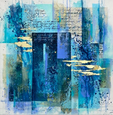 Painting titled "The Voice of Creati…" by Natasha Zhukova, Original Artwork, Acrylic Mounted on Wood Stretcher frame