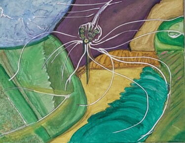 Peinture intitulée "SIN TITULO 12" par Juan Luis Gandulfo, Œuvre d'art originale, Acrylique Monté sur Châssis en bois