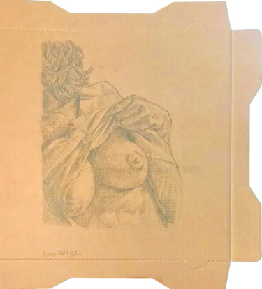 "Dimanche" Dessin intitulée ""Dimanche"" par Renaud Morel, Œuvre d'art originale, Crayon