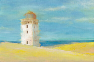 제목이 "Lighthouse"인 미술작품 Dmitry Bychkov로, 원작, 기름