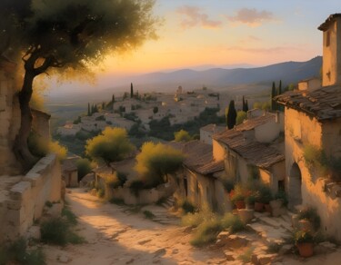 Les saveurs d'un coucher de soleil Digital Arts titled "Les saveurs d'un co…" by Didier Pistol, Original Artwork, AI generated image